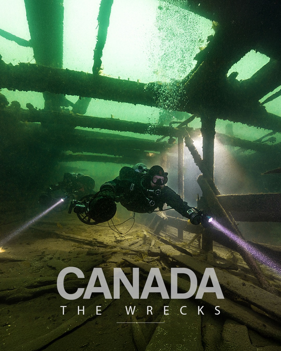 Imad Farhat GUE technical diver DPV scooter wreck penetration Canada freshwater
